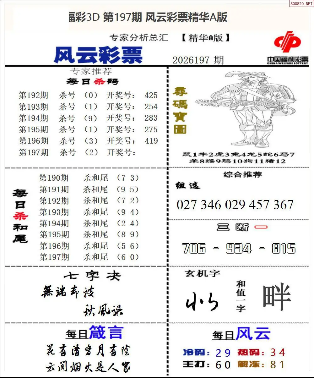 A169风云彩票精华A