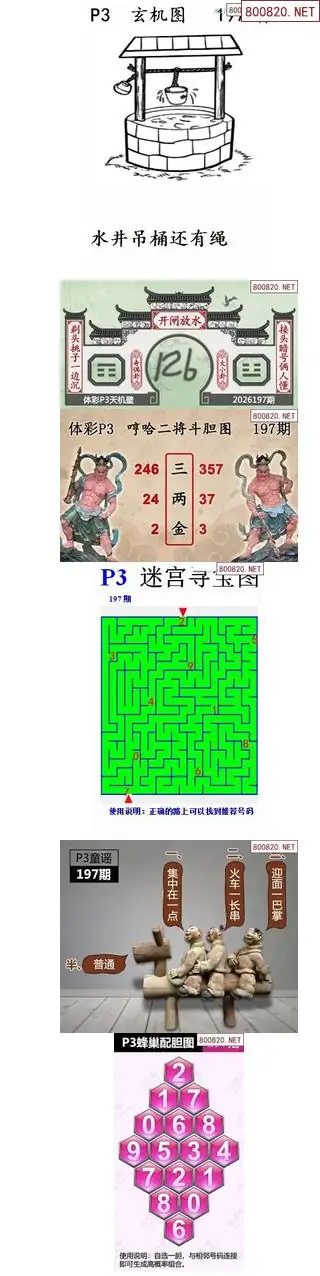 蜂巢天机图谜