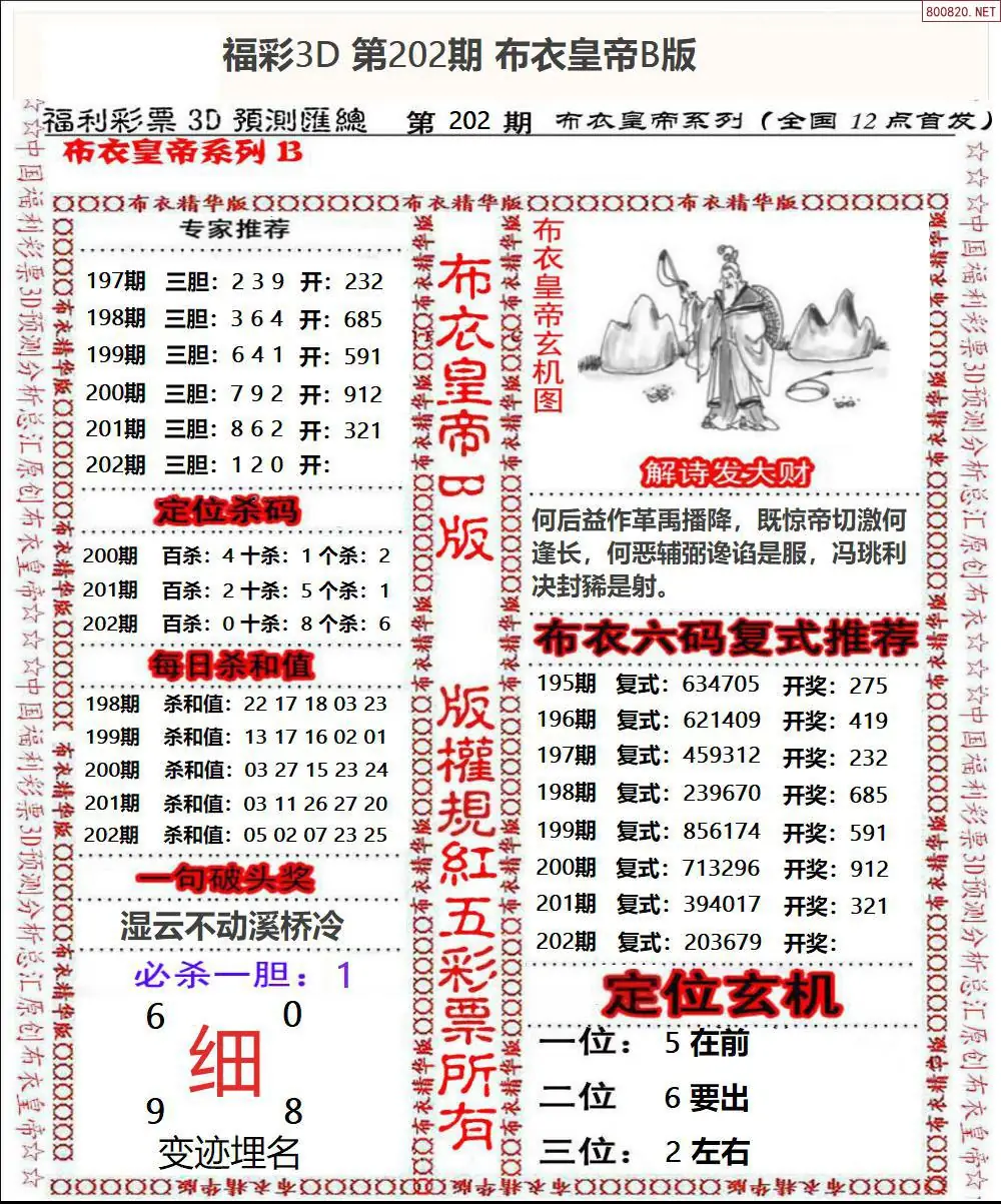 A50布衣皇帝B版
