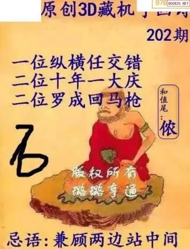 A05牛彩3D藏机图