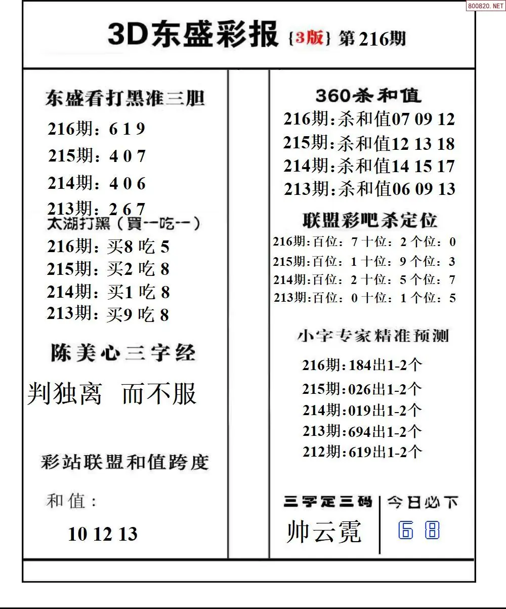 A229东盛彩报3版