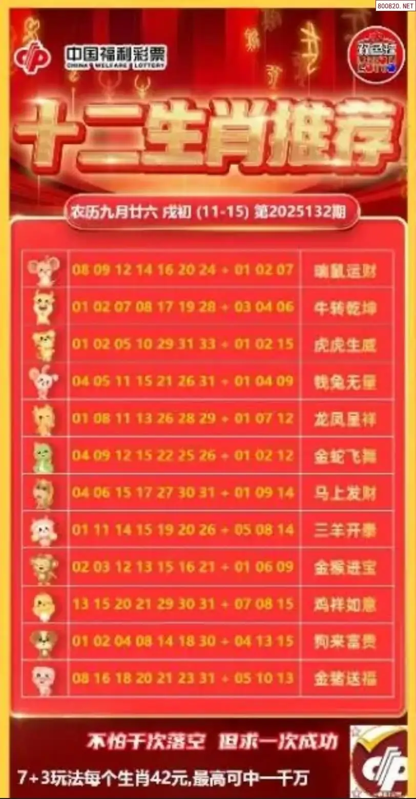 十二生肖推荐图