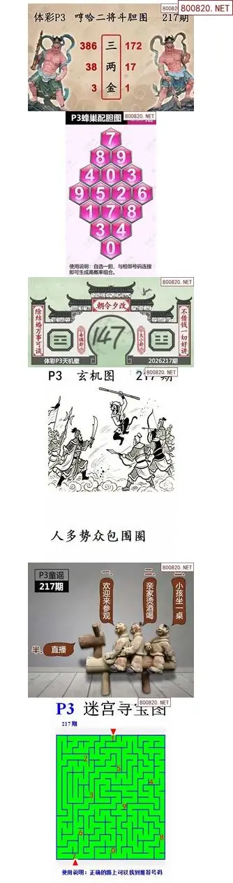 蜂巢天机图谜