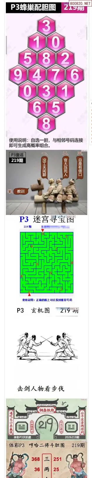 蜂巢天机图谜
