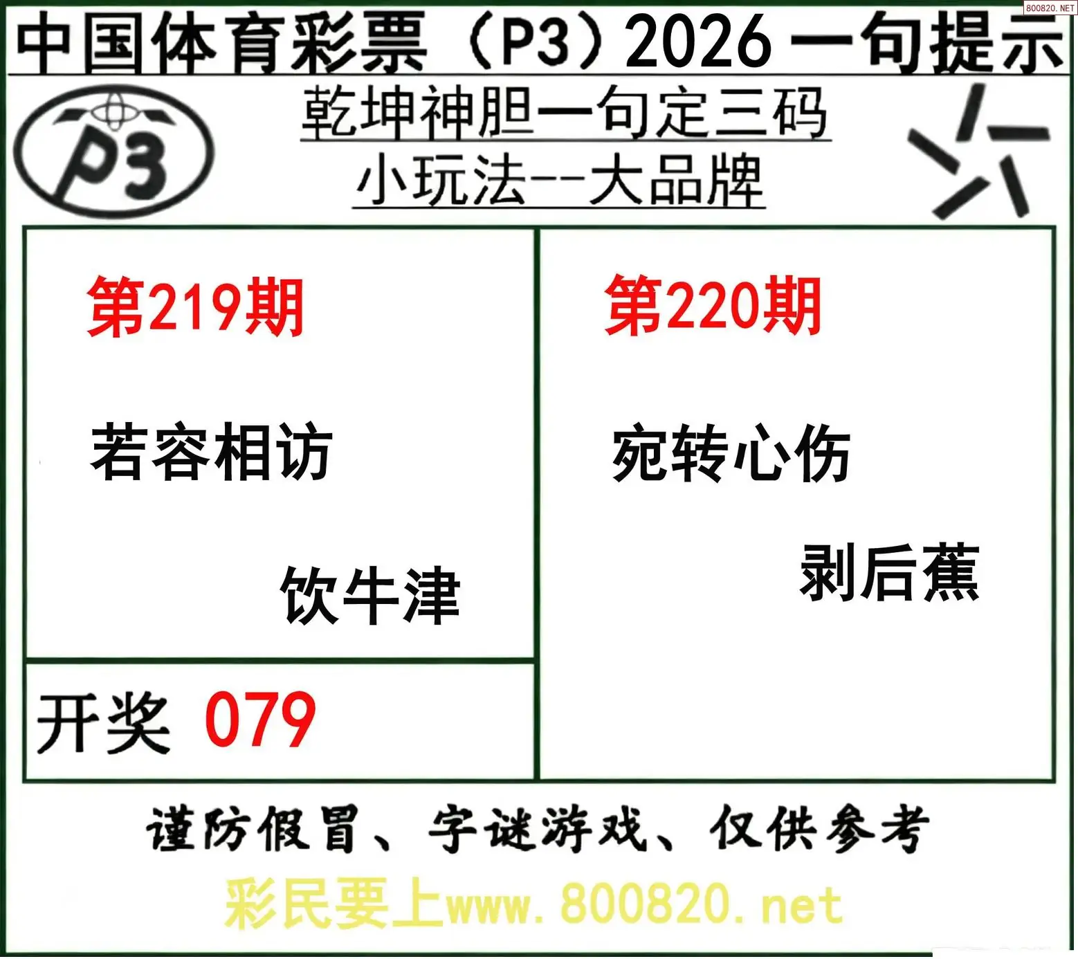 乾坤一句定三码