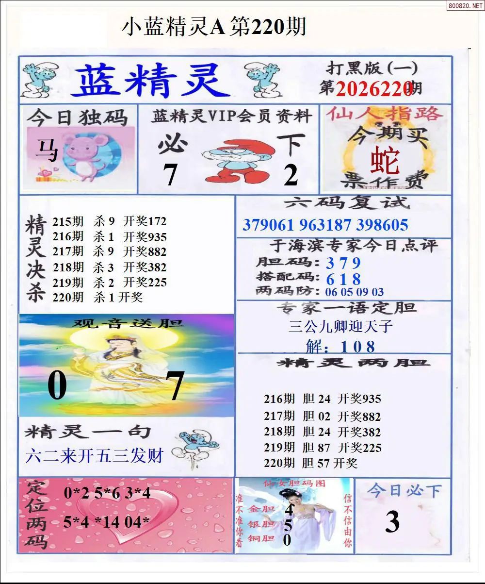 小蓝精灵A