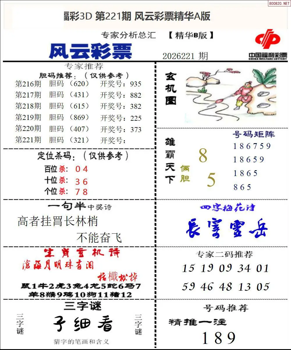 风云彩票精华B