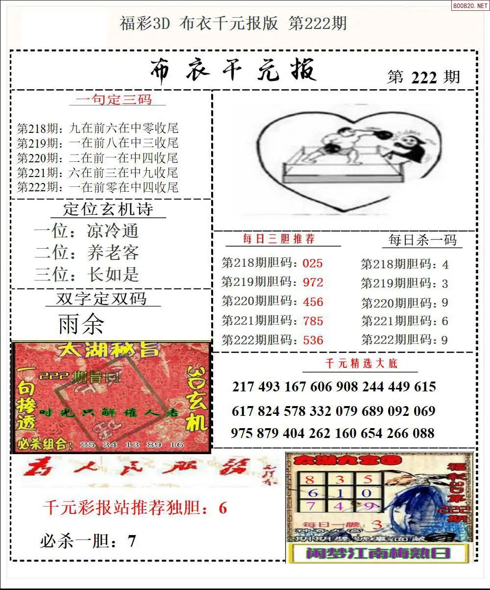 布衣千元报