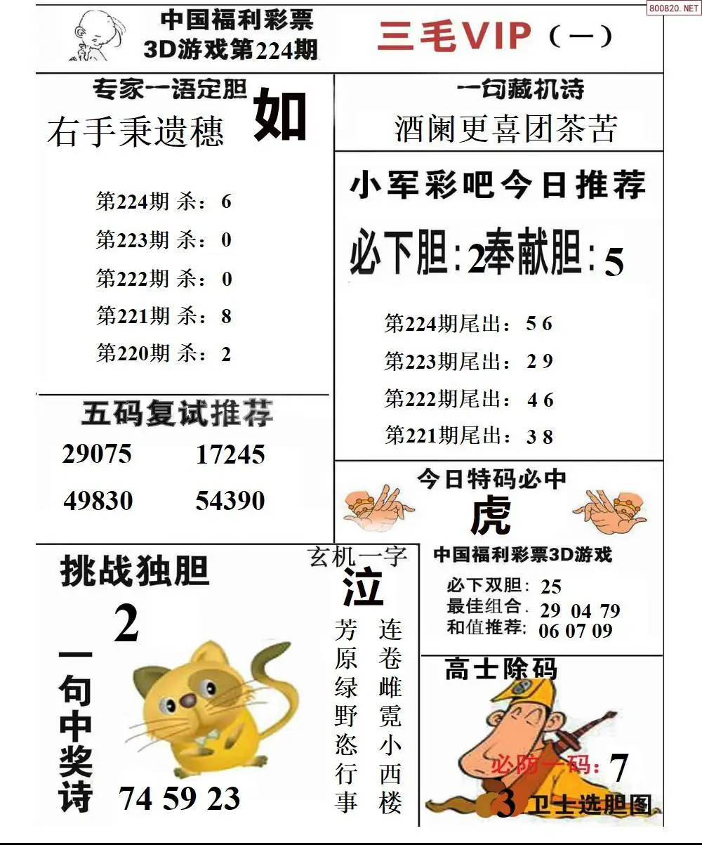 A232三毛VIP一版