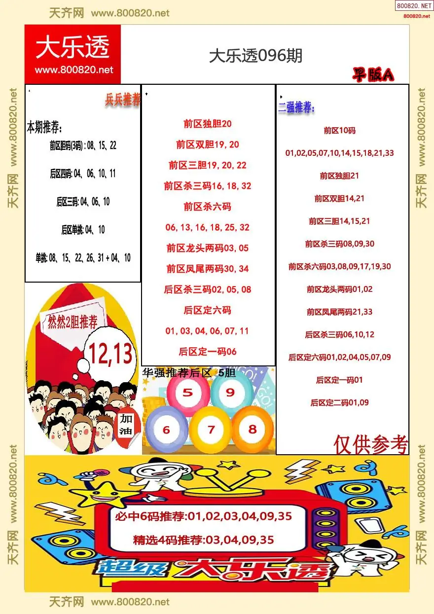大乐透早报一版