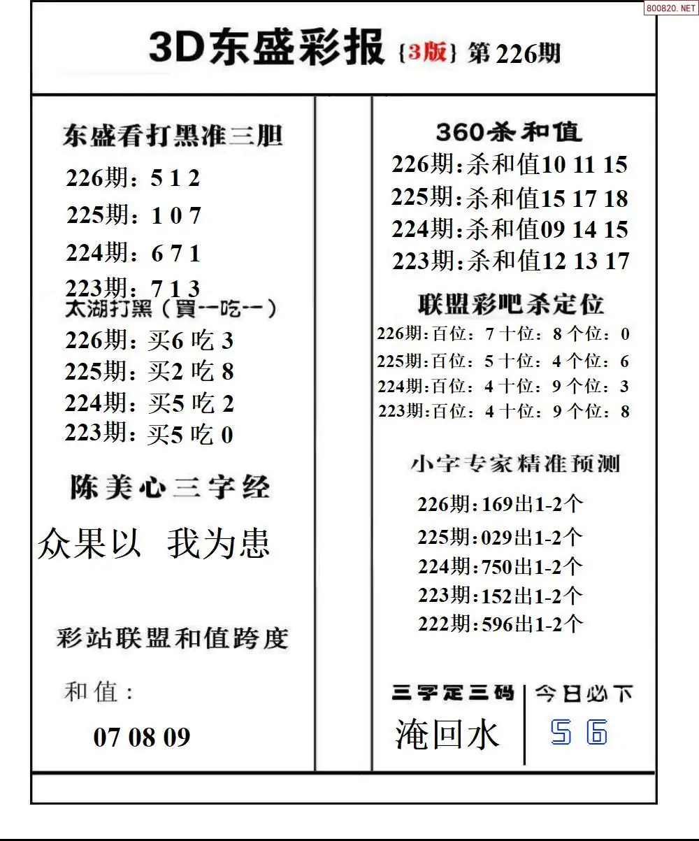 东盛彩报3版