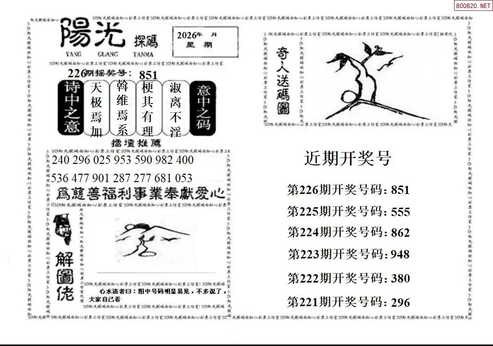 3D阳光探码