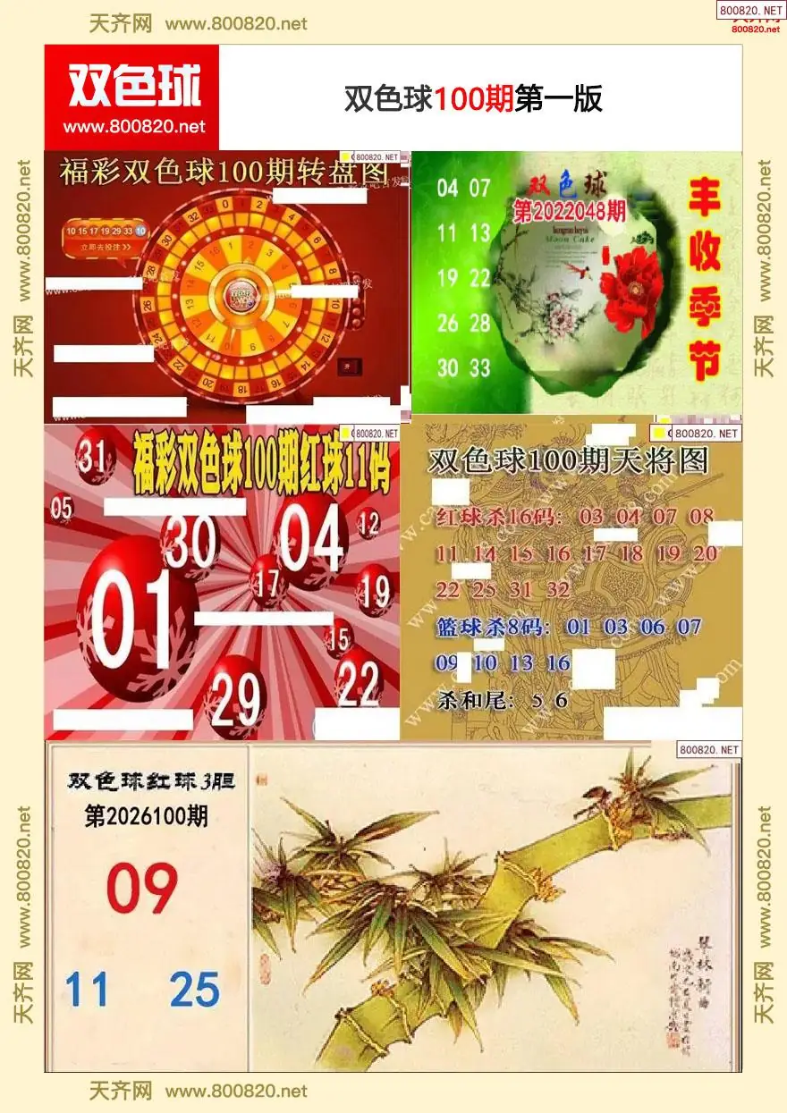 双色球字图谜一版