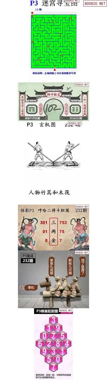 蜂巢天机图谜