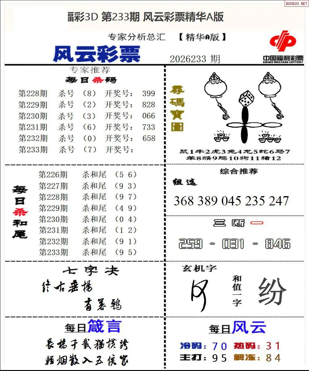 风云彩票精华A