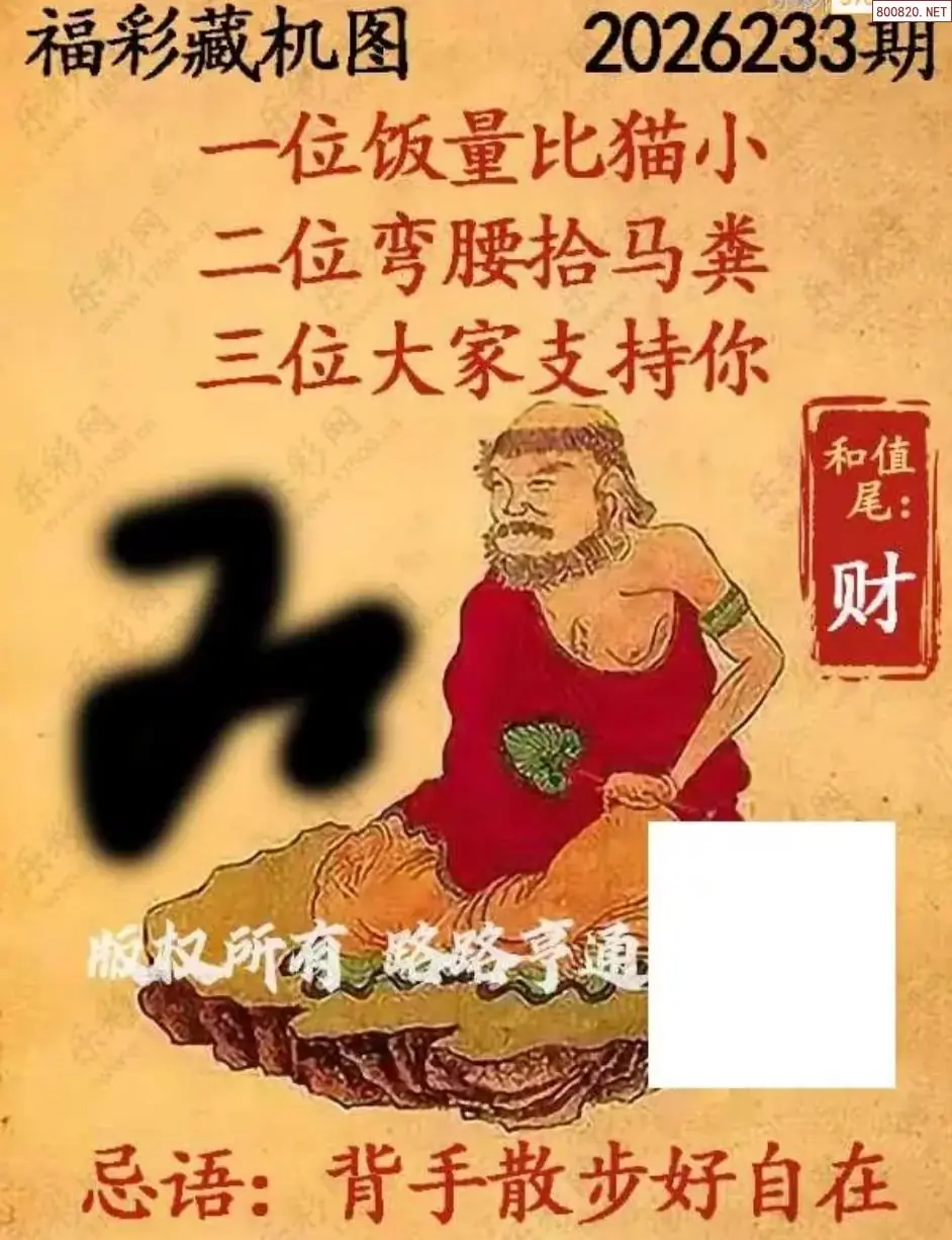 乐彩3D藏机图