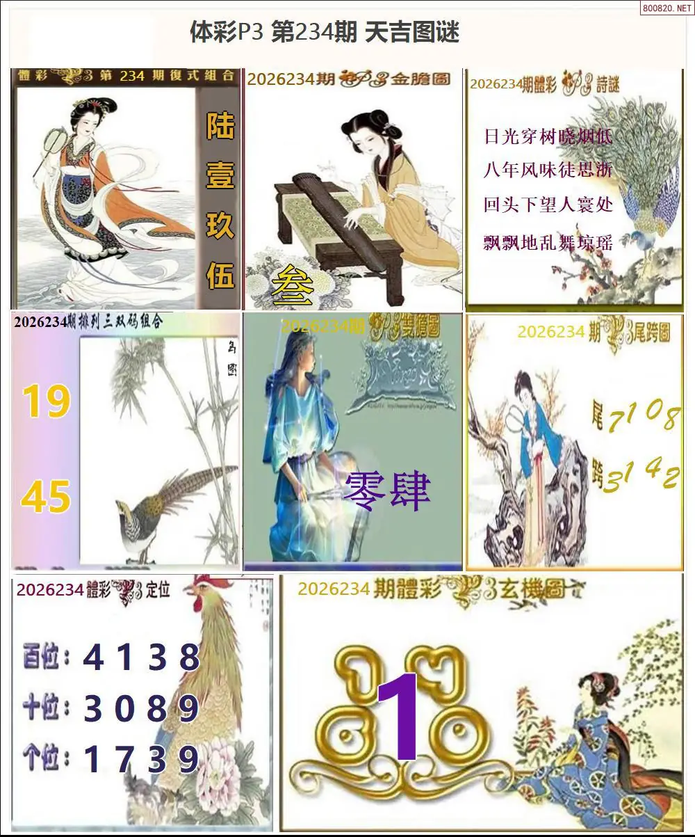 天吉P3图谜