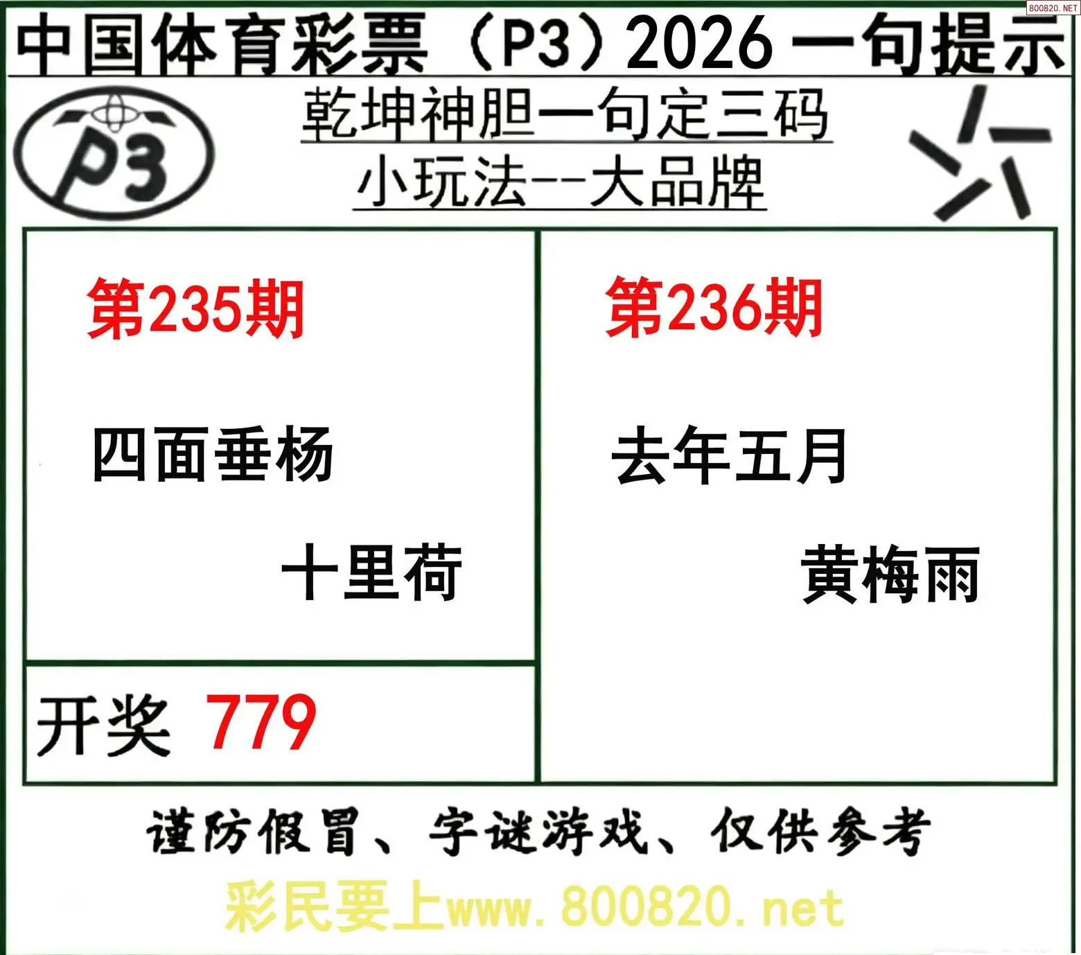 乾坤一句定三码