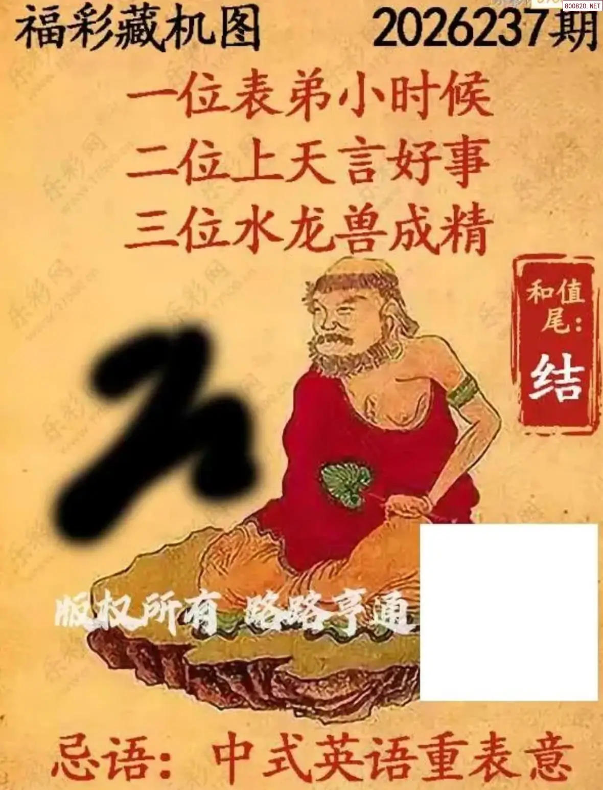 乐彩3D藏机图