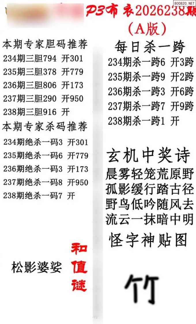 p3牛彩布衣A版