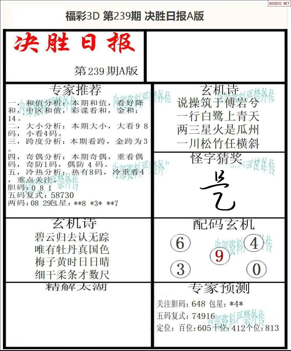 决胜报A版