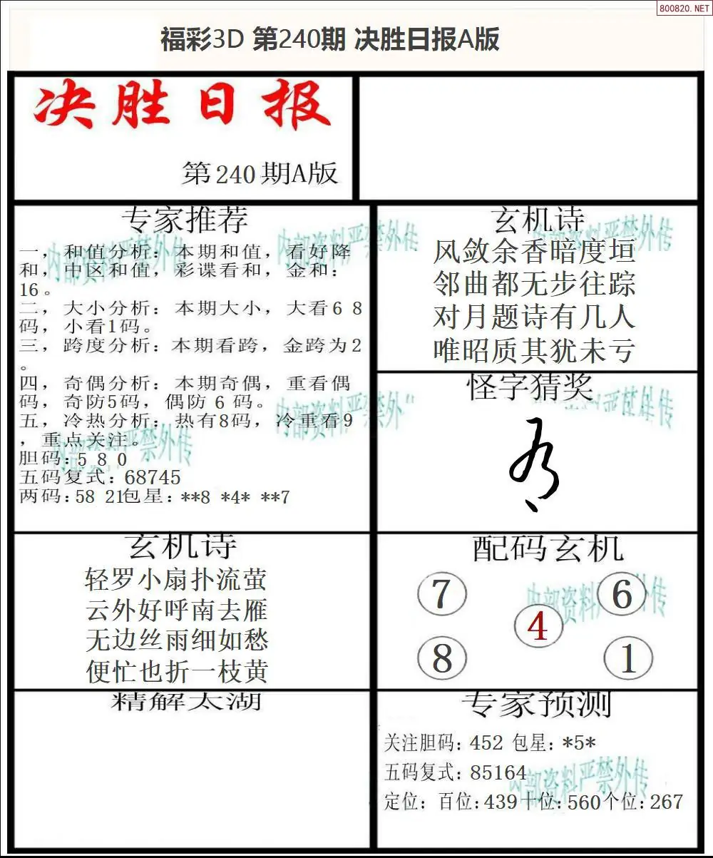 决胜报A版