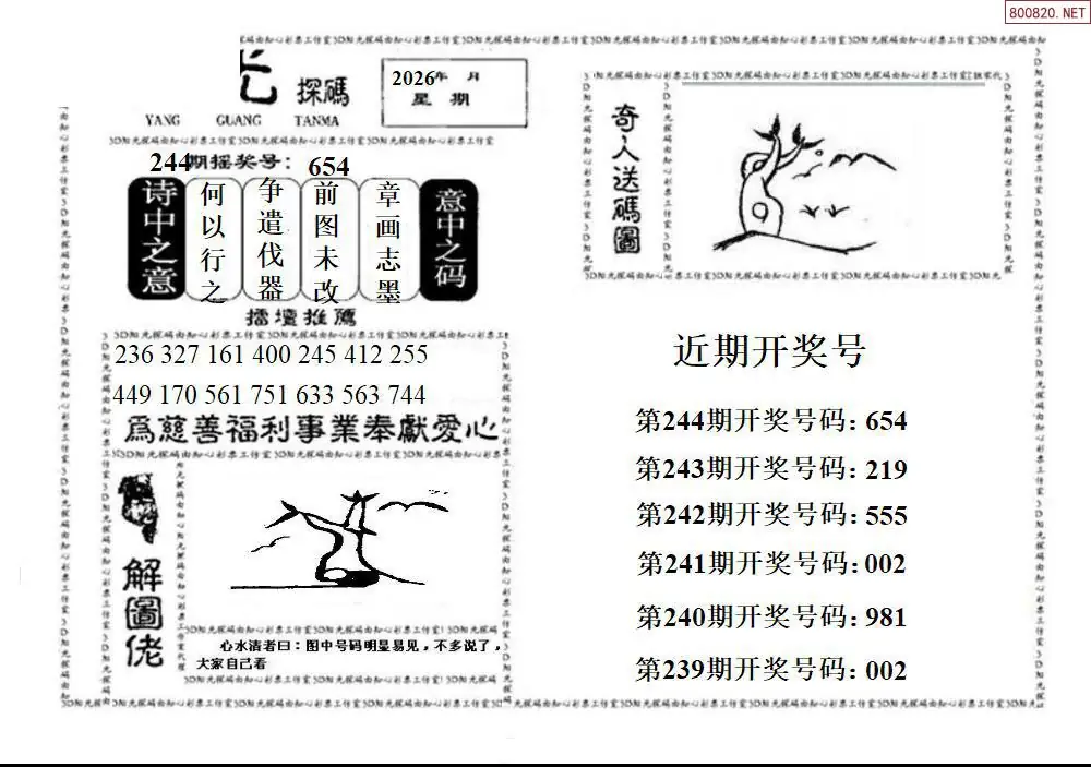 3D阳光探码