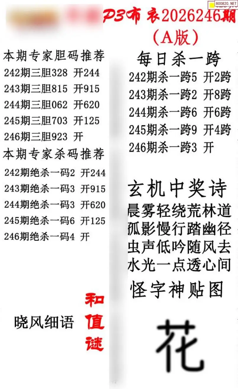 p3牛彩布衣A版