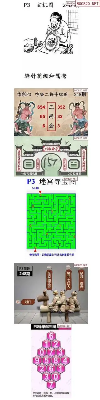 蜂巢天机图谜