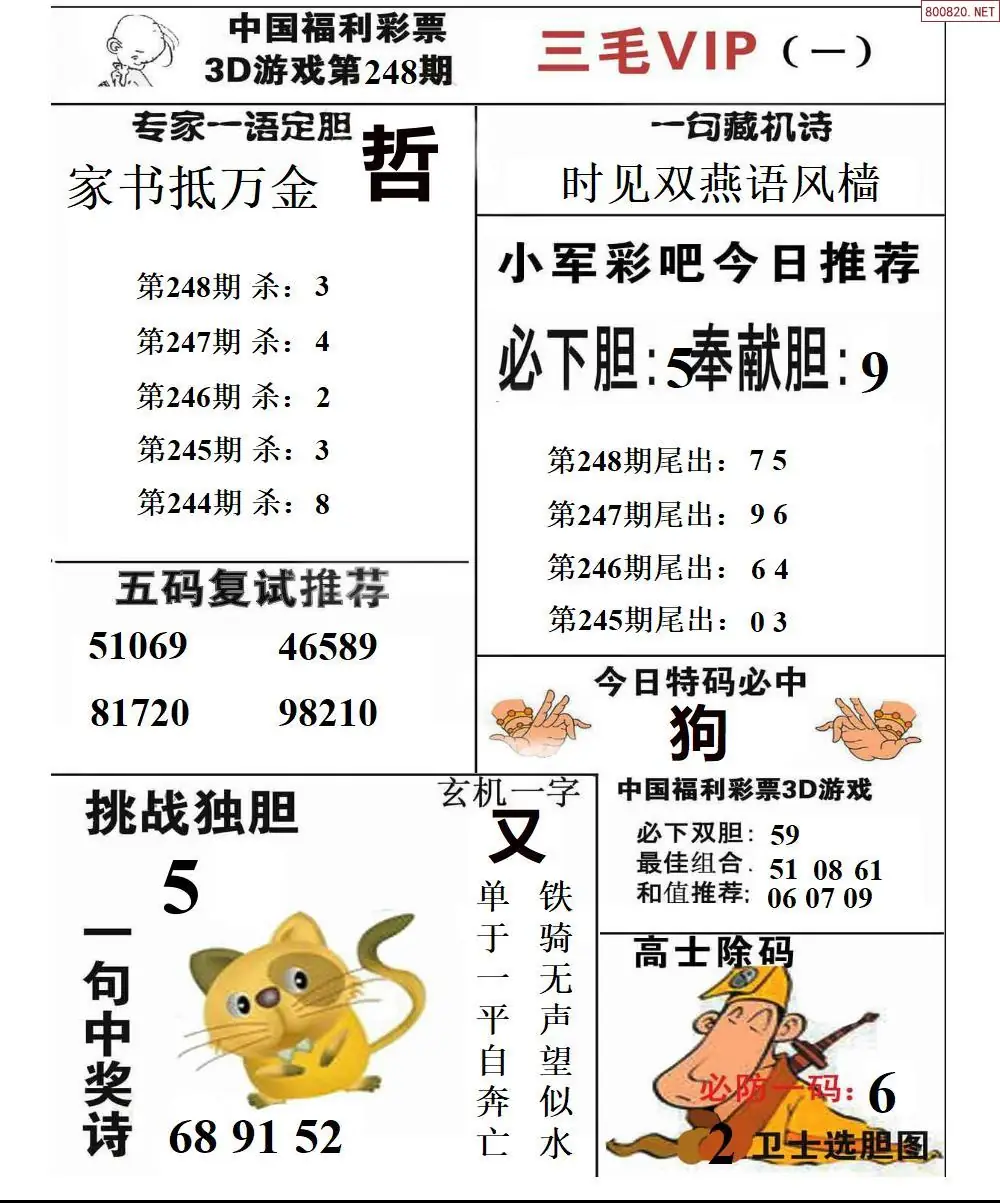三毛VIP一版
