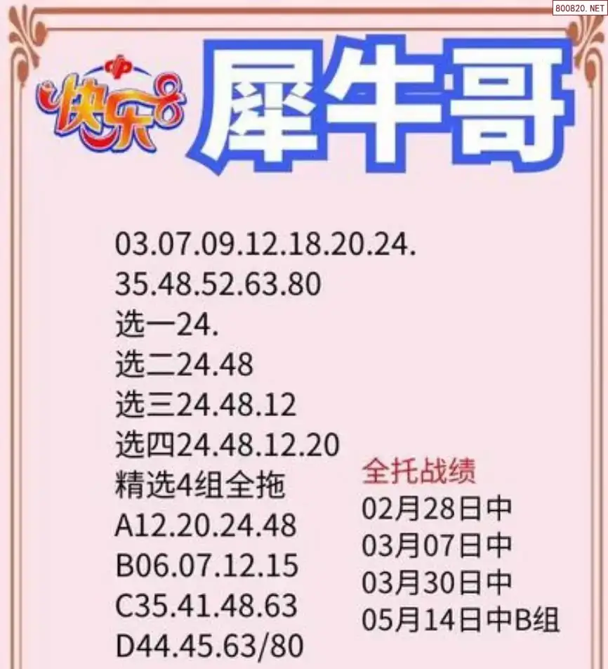 犀牛哥推荐