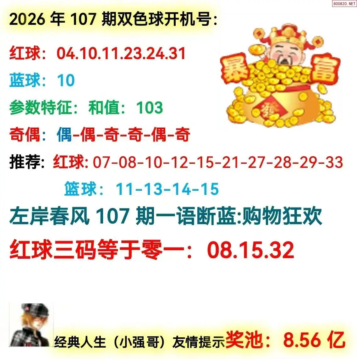 双色球开机号分析