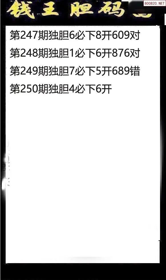 钱王图26250期钱王胆码图+钱王杀码图