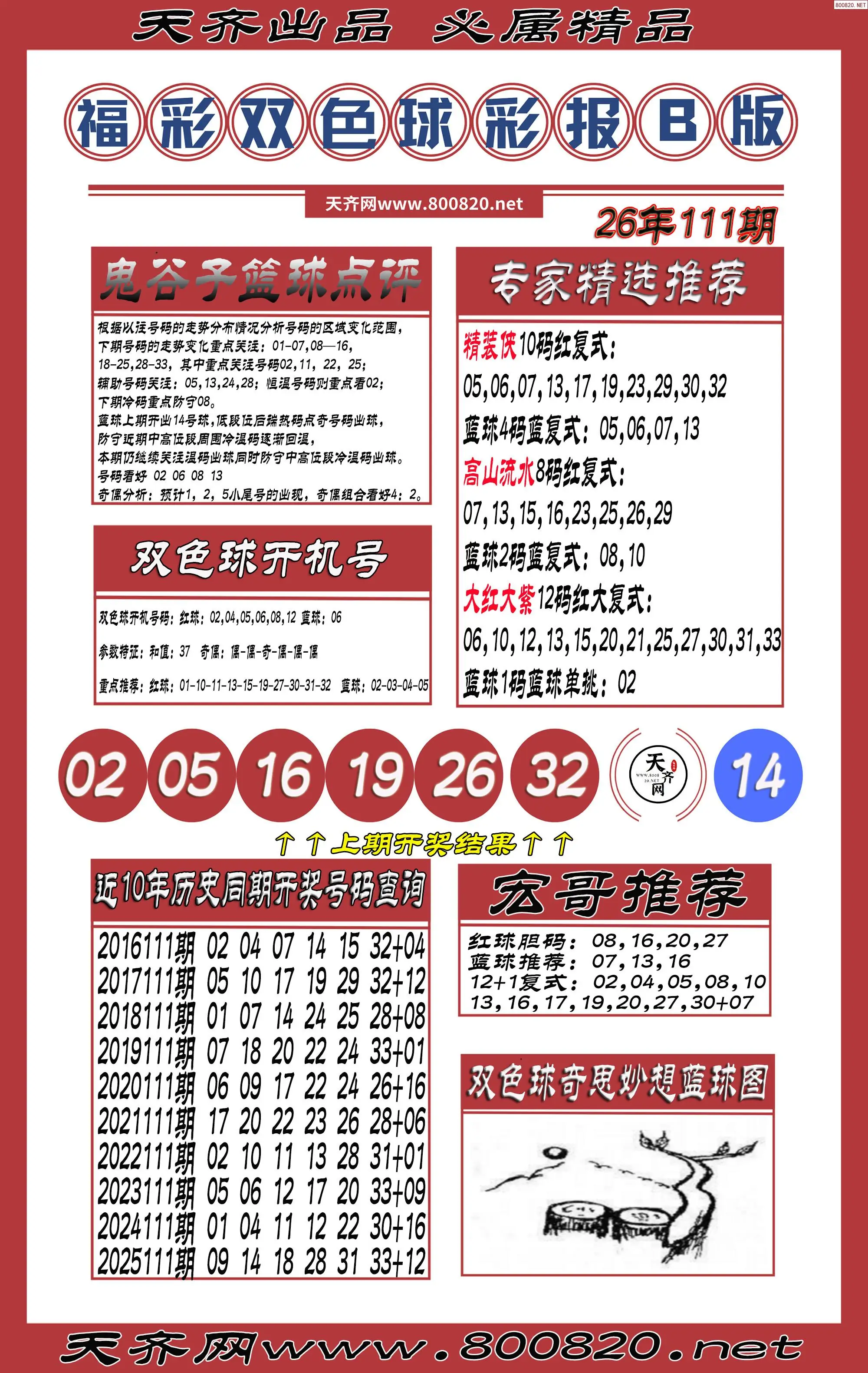 双色球彩报B版