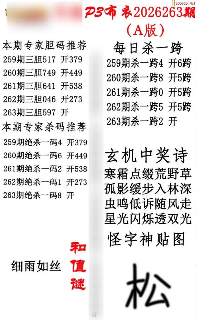 p3牛彩布衣A版