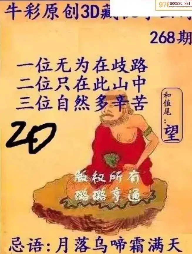 A05牛彩3D藏机图