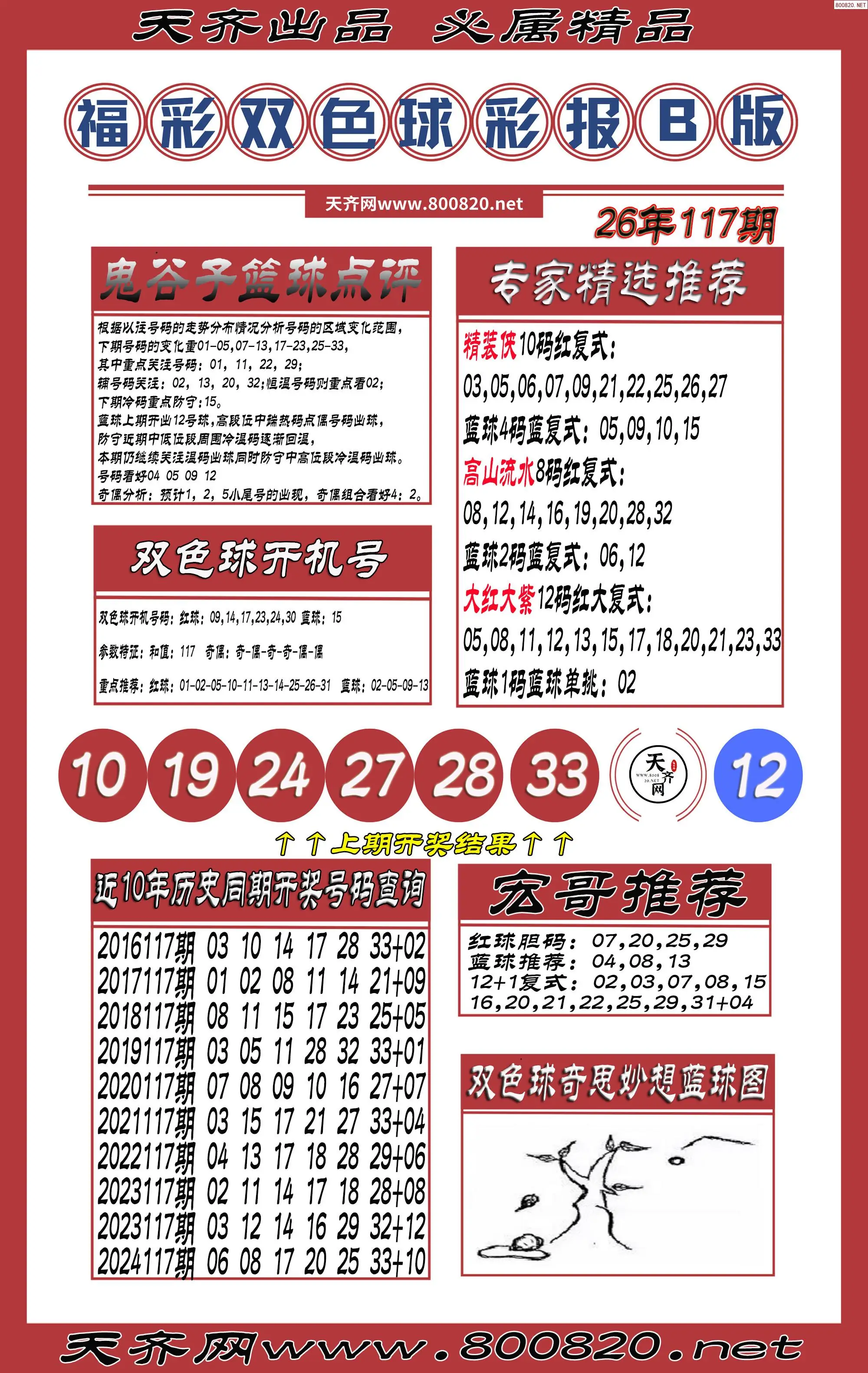 双色球彩报B版