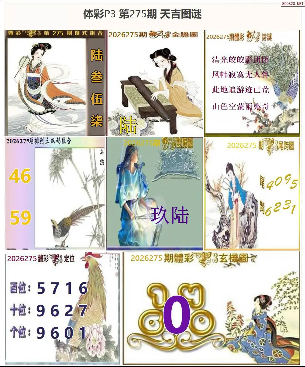 天吉P3图谜