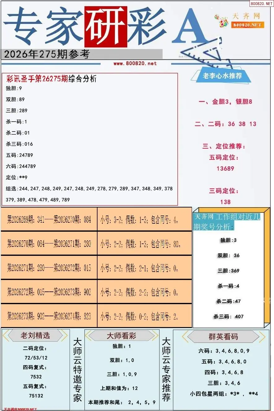 专家研彩A版