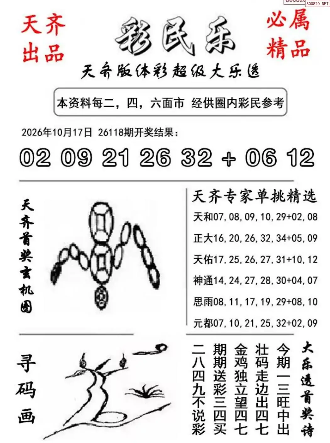 大乐透彩民乐图