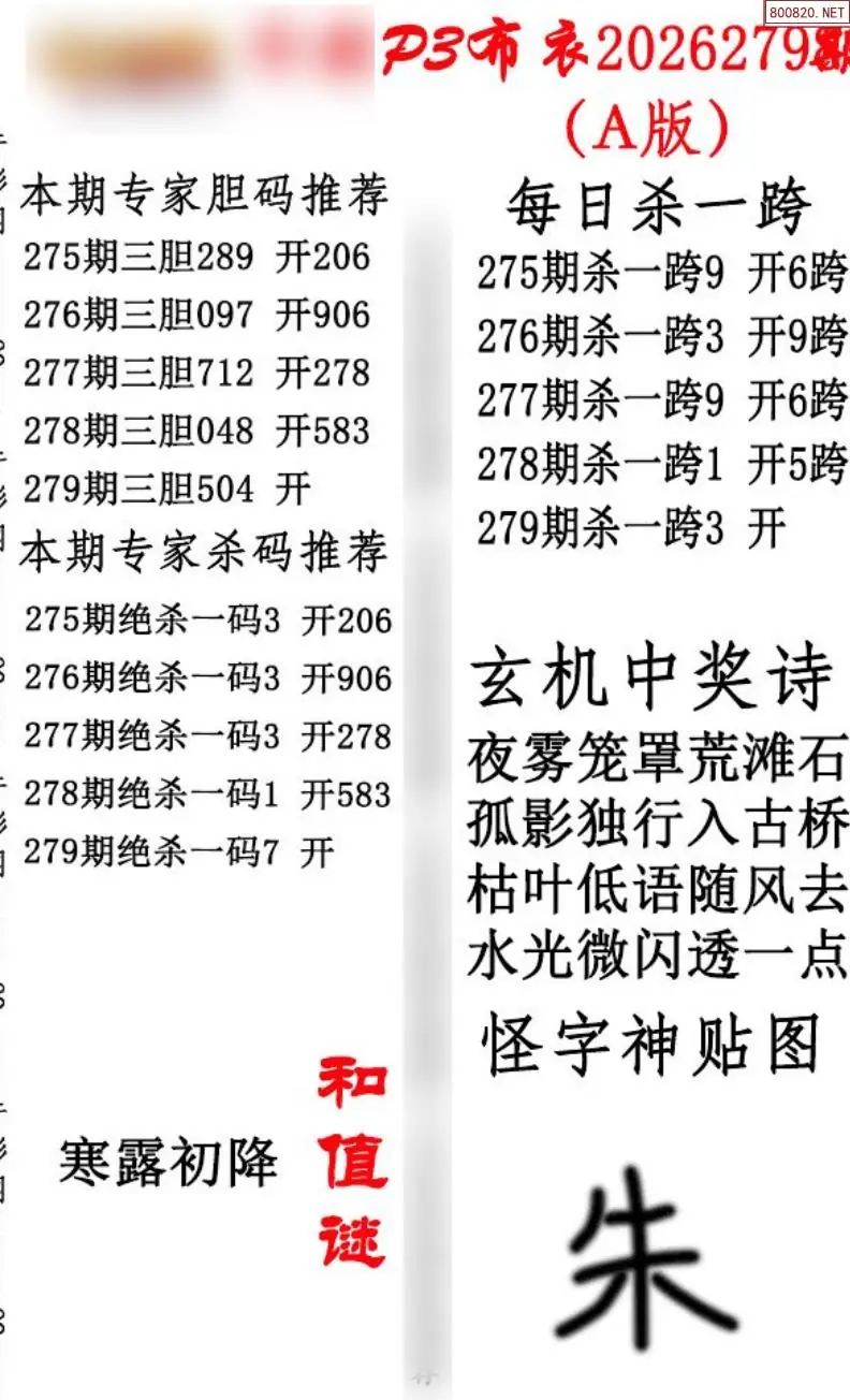 p3牛彩布衣A版