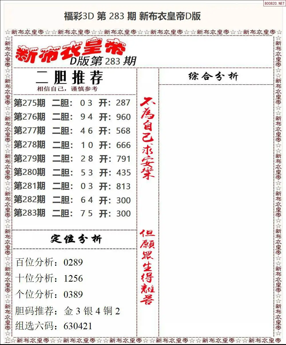 新布衣皇帝D
